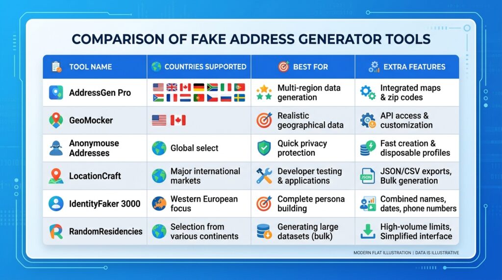 Fake Address Generator