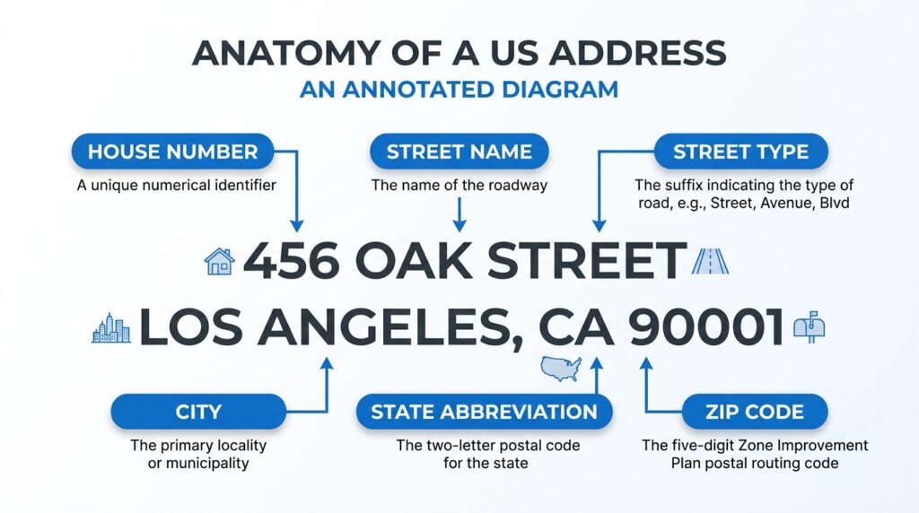 random street address in USA