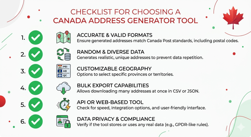 Canada Address Generator